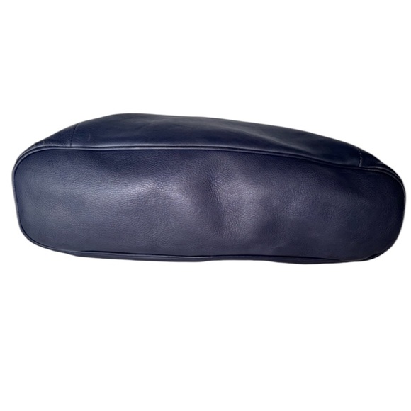 GUC Gucci Bamboo Navy Blue Shoulder Bag w/ COA - Picture 5 of 16